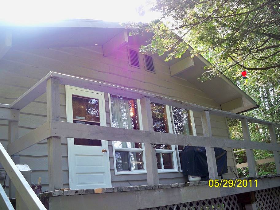 Front of The Burridge Lake Cottage