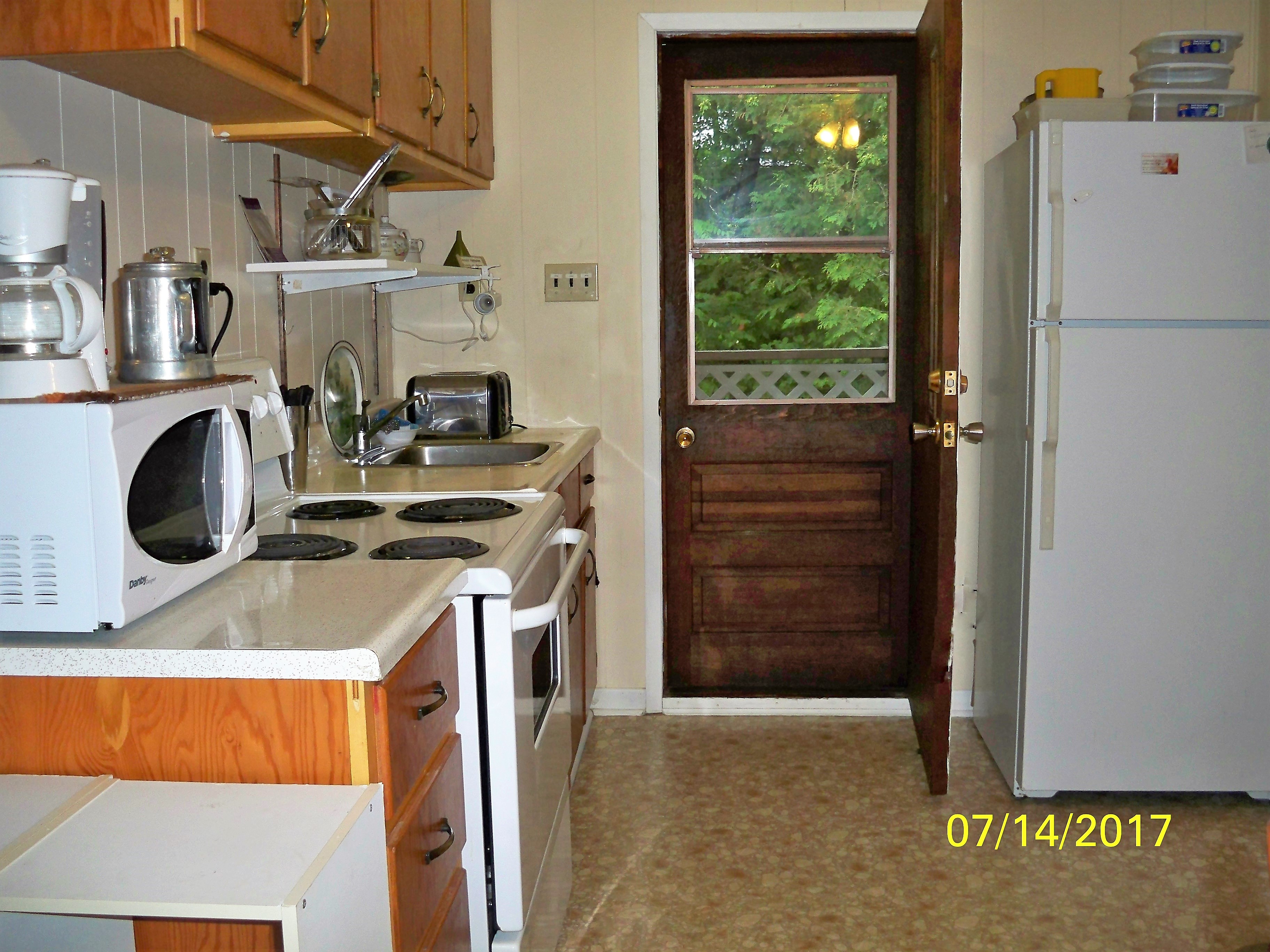 Kitchen of The Burridge Lake Cottage
